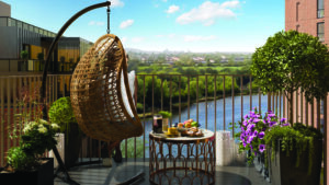 Goldfinch Apartments - Balcony CGI